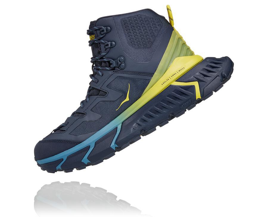 Sapatilhas Hoka One One Masculino Azuis - Tennine Hike Gore-Tex - 214-HJAYQX